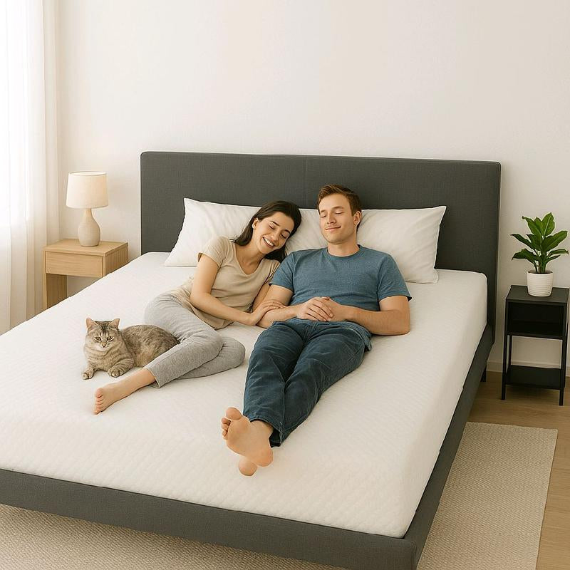 Lunara Gel Memory Foam Mattress, Twin/Full/Queen/King Size, Certipur-Us Certified, Medium Firm, Cooler Sleep, Soft, Washable, Enhances Circulation Breathability Comfortable Coolness Optimal Relief